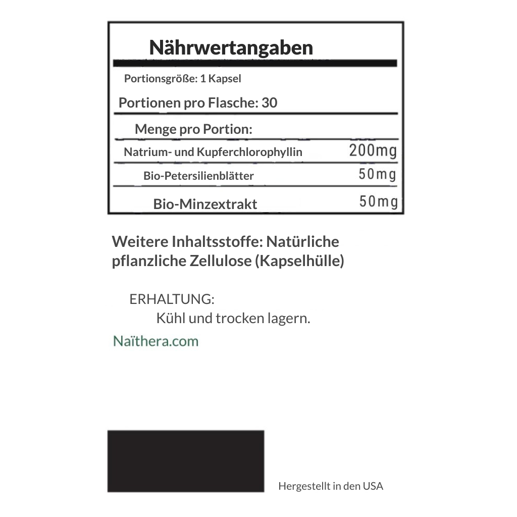 Naïthera™ – Klinisch wirksames inneres Deodorant.