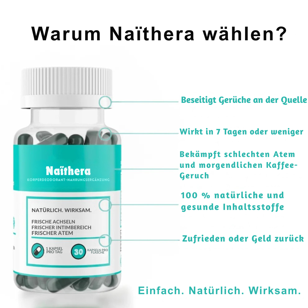 Naïthera™ – Klinisch wirksames inneres Deodorant.