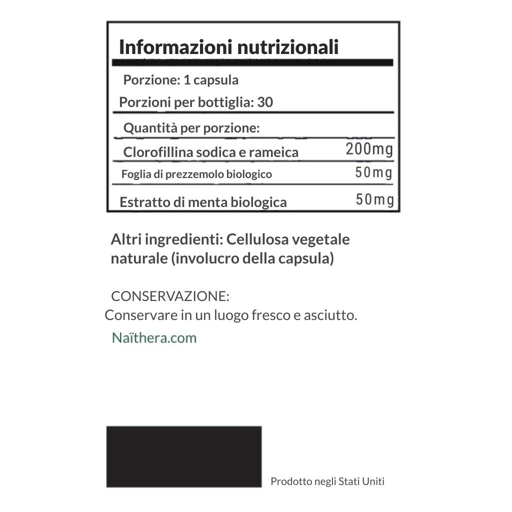 Naïthera™ - Clinically Active Internal Deodorant
