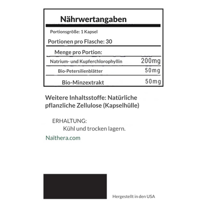 Naïthera™ – Klinisch wirksames inneres Deodorant.