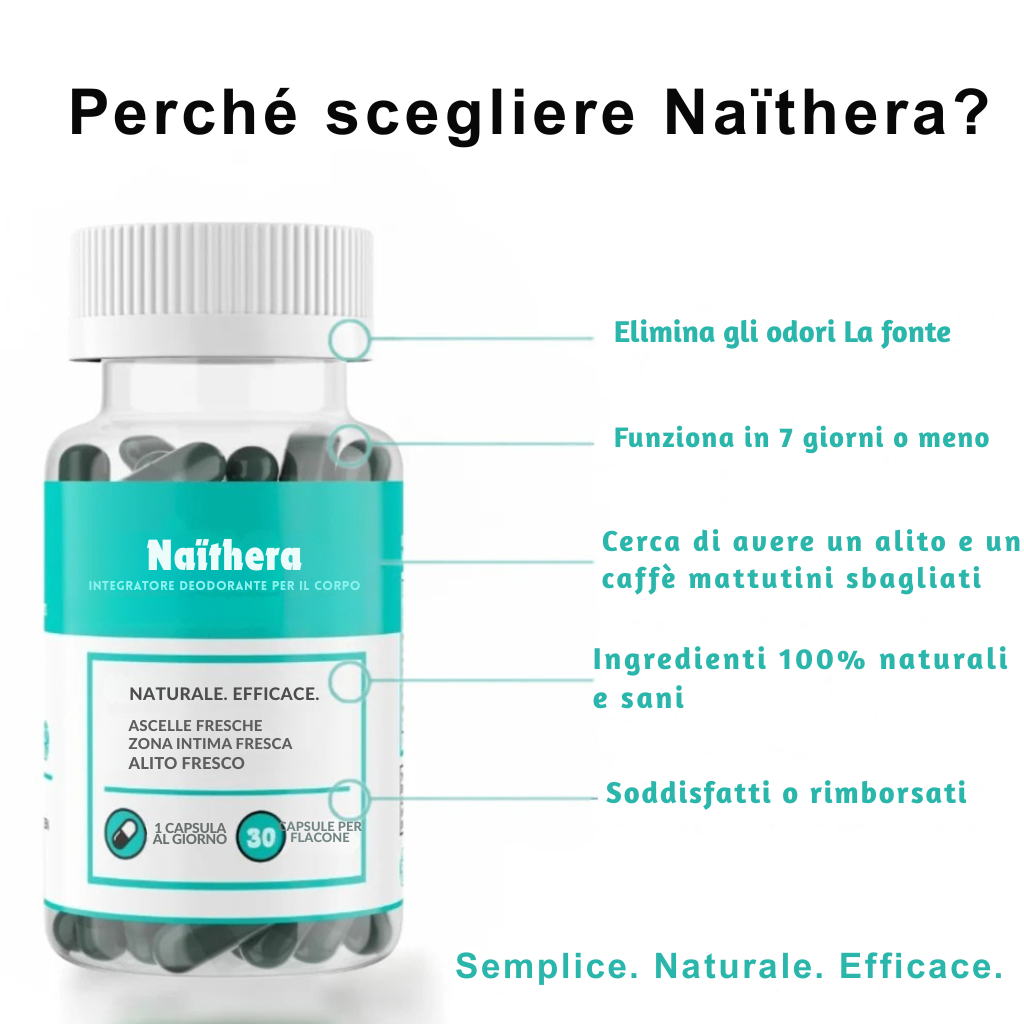 Naïthera™ - Clinically Active Internal Deodorant