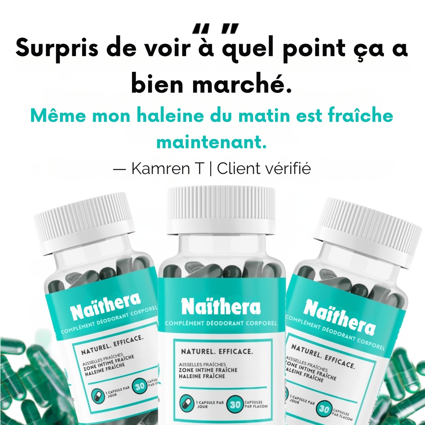 Naïthera™ - Clinically Active Internal Deodorant