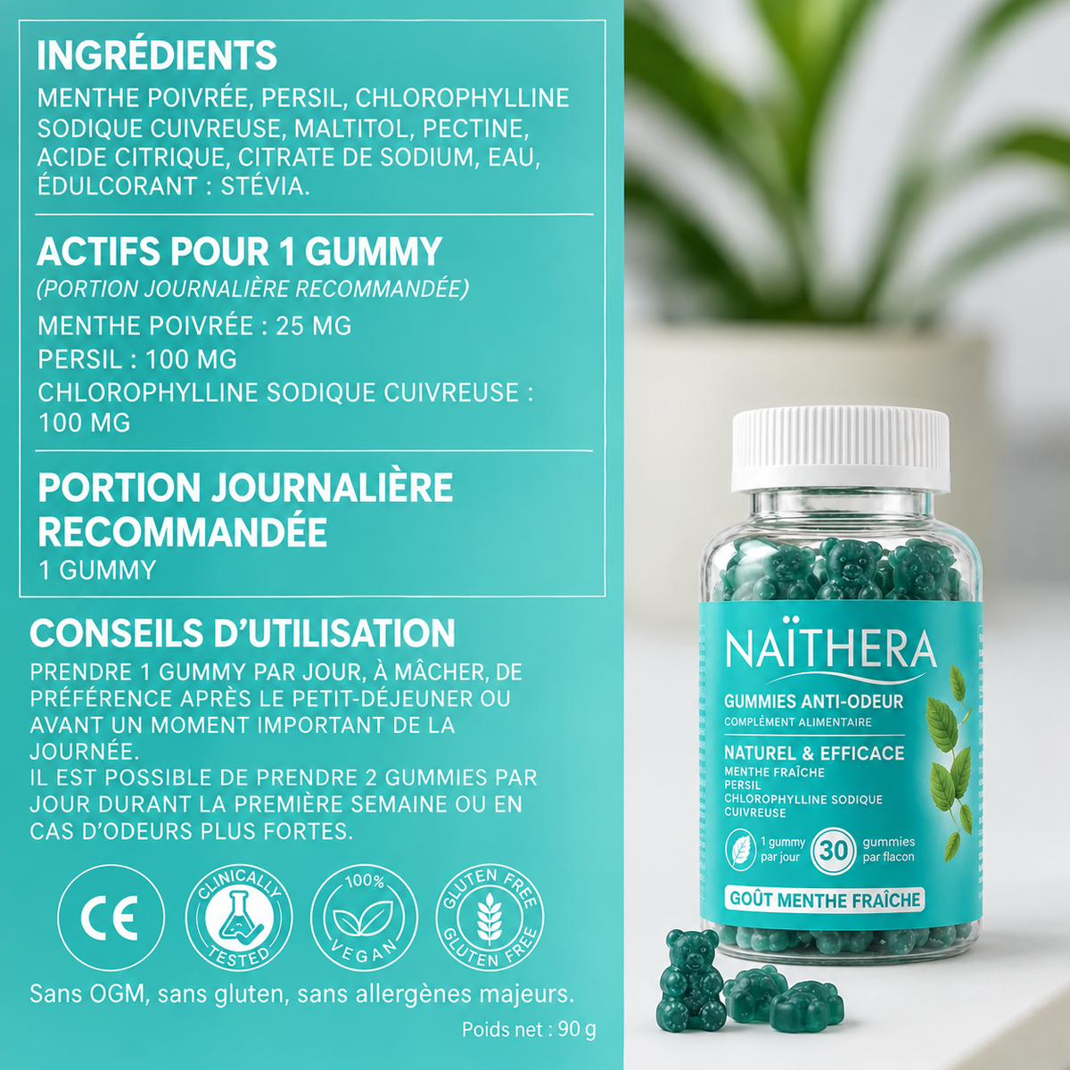Naïthera™ - Gummies anti-odeur