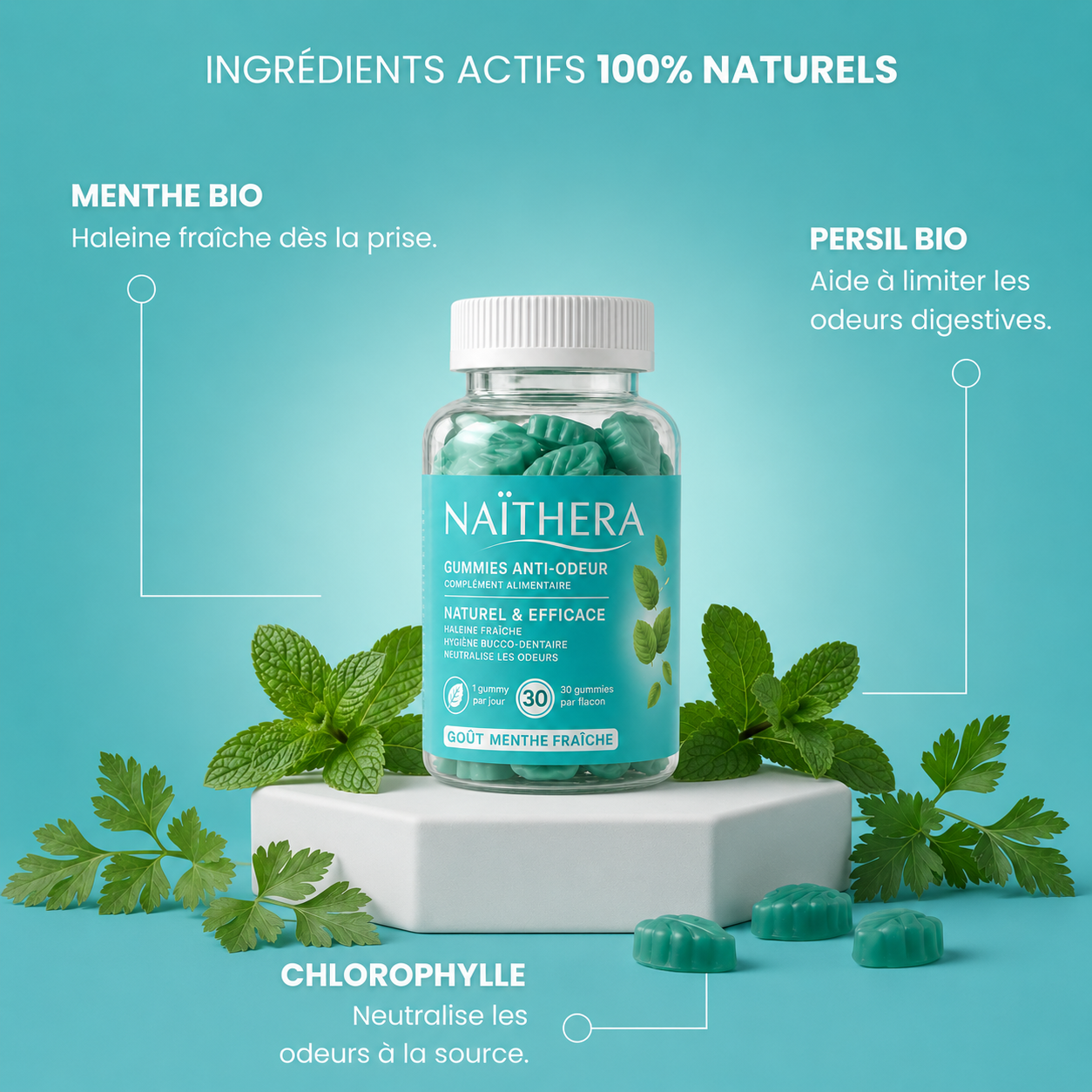 Naïthera™ - Gummies anti-odeur