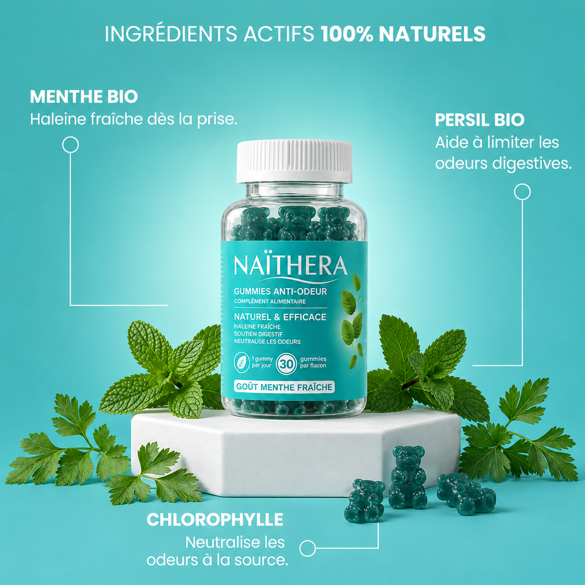 Naïthera™ - Gummies anti-odeur