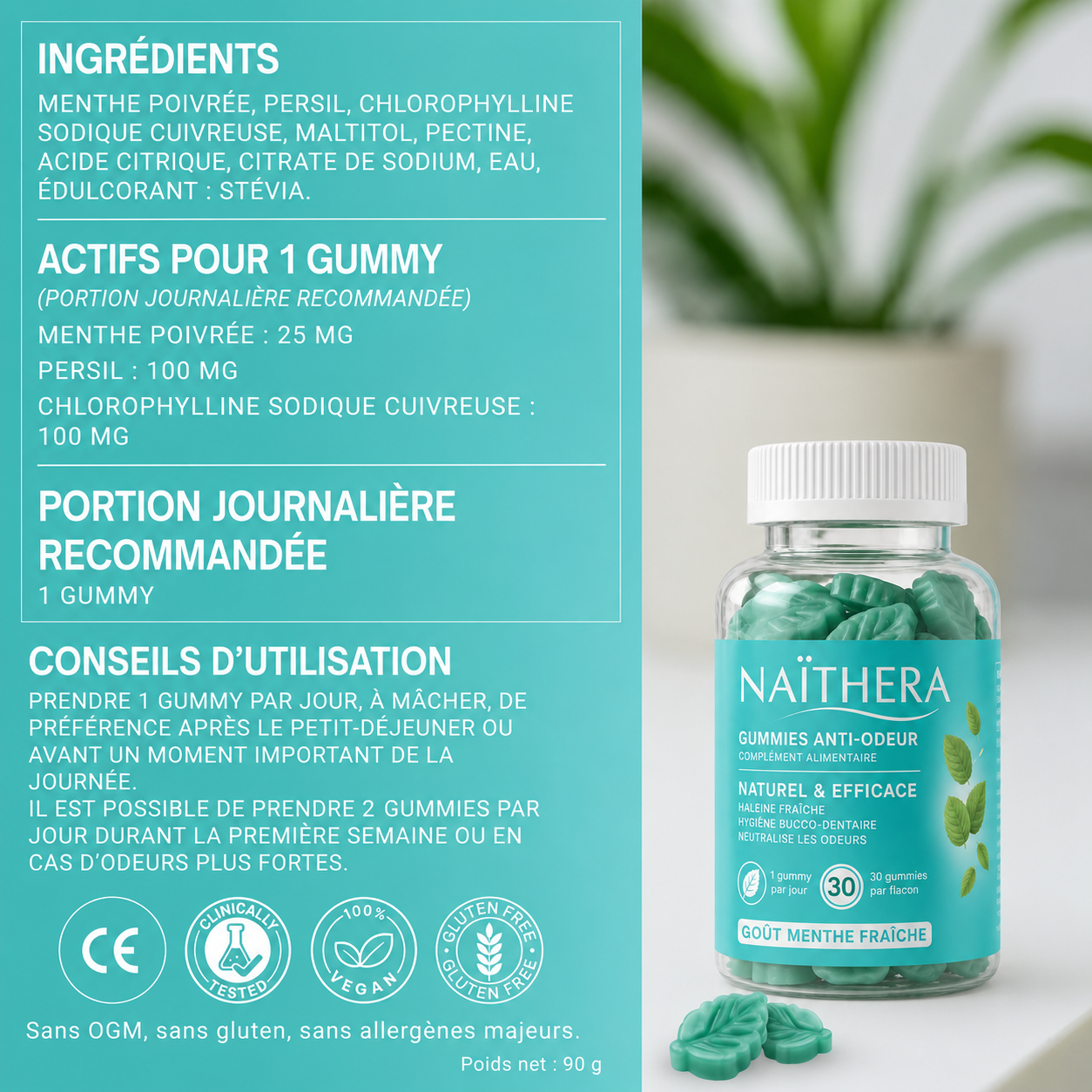 Naïthera™ - Gummies anti-odeur